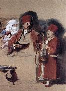 Sir David Wilkie Sotiri, Dragoman of Mr Colquhoun oil painting on canvas